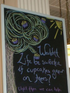 "Wouldn't life be sweeter if cupcakes grew on trees? Until then we can help..."